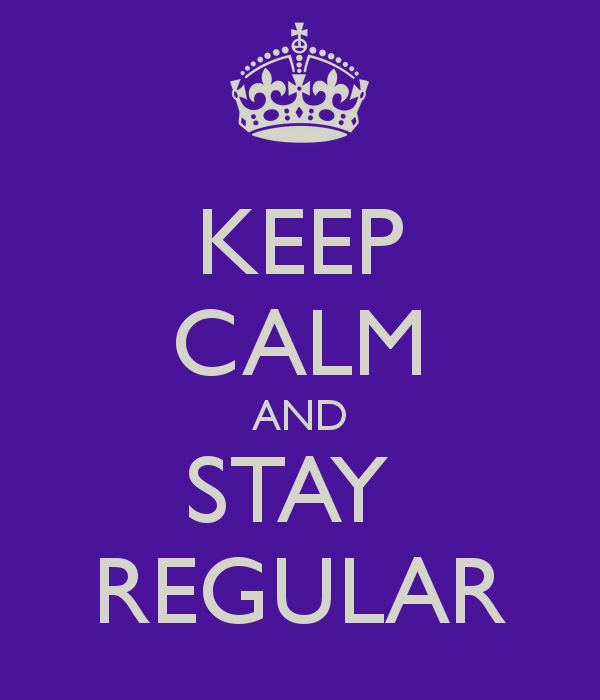 The Challenges of Staying&nbsp;Regular…