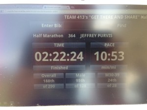 At least I wasn't last...